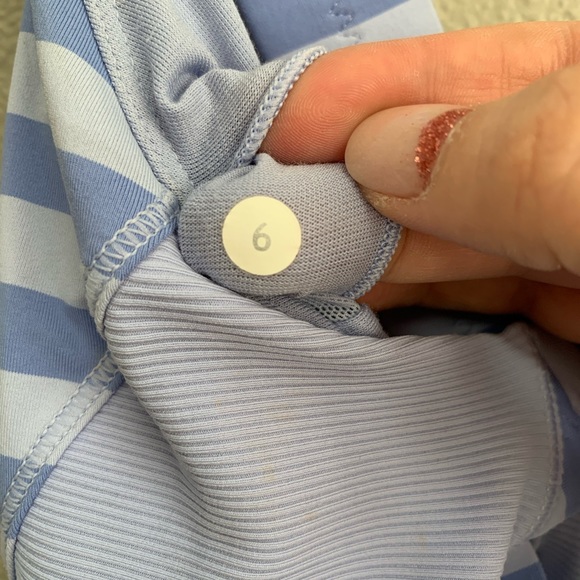 Lululemon purple striped core kicker tank 6 - Picture 4 of 6